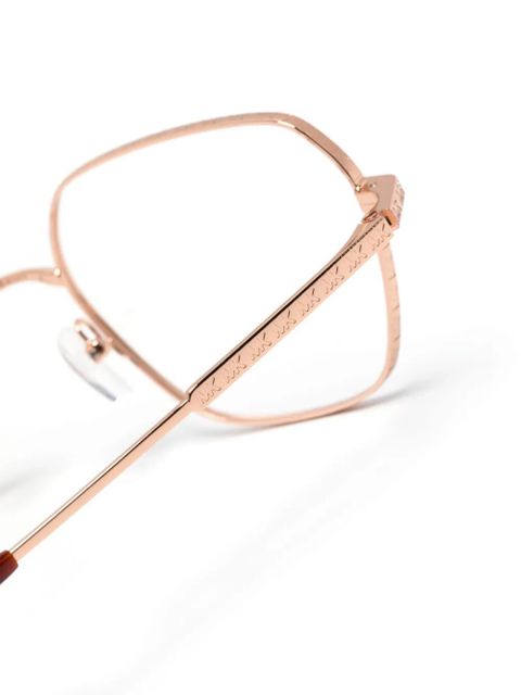Michael Kors Avignon geometric-frame glasses - Pink