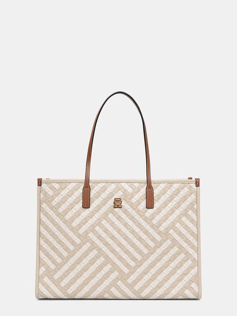 Tommy Hilfiger torebka tote damska z imitacji skóry - zdjęcie produktu nr 1