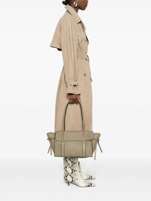 Mulberry small Soft Bayswater leather tote bag - Green