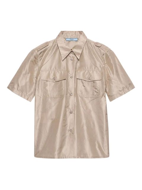 Prada short-sleeved shirt - Neutrals - zdjęcie produktu nr 1