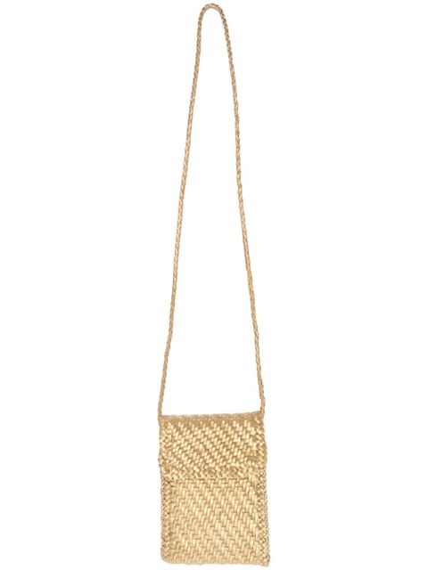 DRAGON DIFFUSION leather cross-body bag - Gold - zdjęcie produktu nr 1