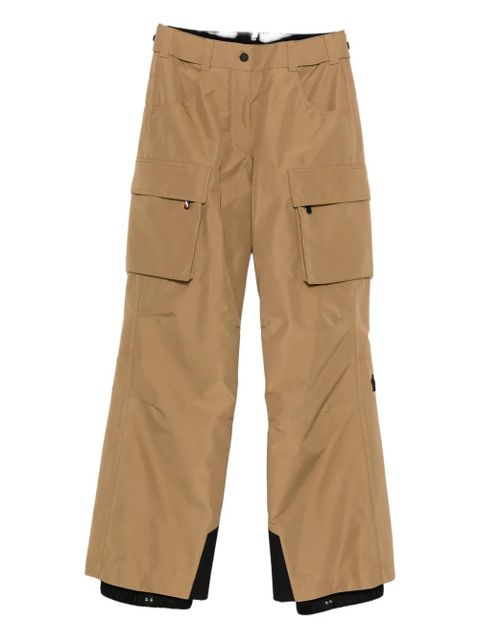 Moncler Grenoble flap-pocket padded ski trousers - Brown - zdjęcie produktu nr 1