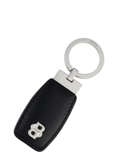 BOSS brelok do kluczy Double B Black & Chrome kolor czarny - zdjęcie produktu nr 1