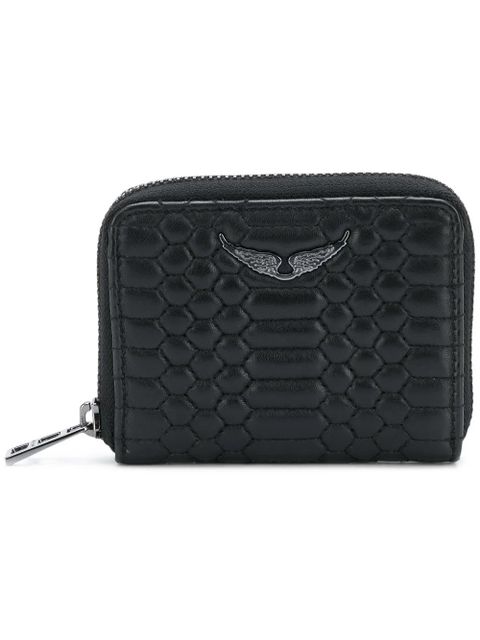 Zadig&Voltaire mini ZV matelassé wallet - Black - zdjęcie produktu nr 1