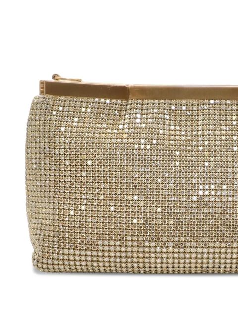 Cult Gaia Felice metallic clutch bag - Gold