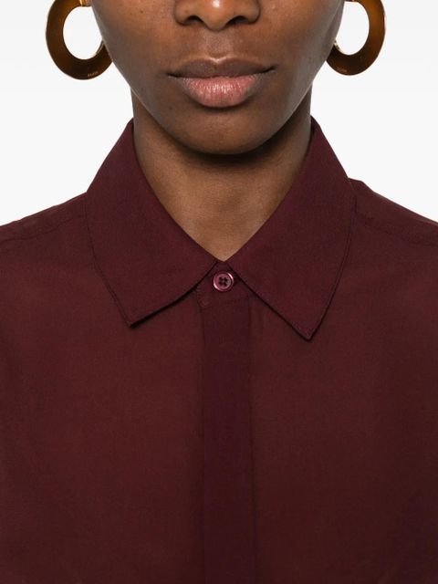 The Frankie Shop tie-cuff shirt - Red