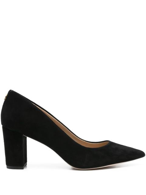 Lauren Ralph Lauren 70mm Lanette pointed-toe suede pumps - Black - zdjęcie produktu nr 1