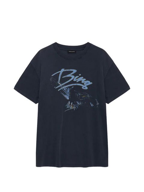 ANINE BING printed T-shirt - Black - zdjęcie produktu nr 1