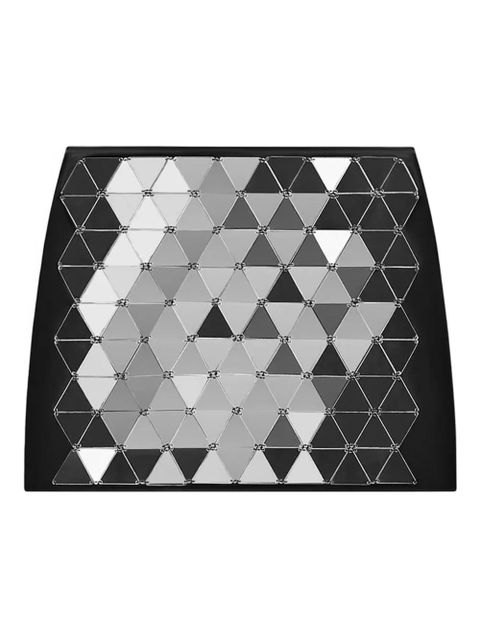 Manière De Voir mirrored mini skirt - Black - zdjęcie produktu nr 1