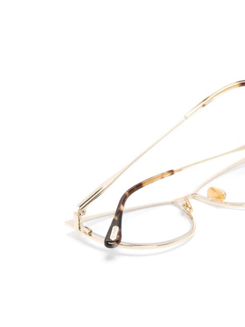 TOM FORD Eyewear cat-eye frame glasses - Neutrals
