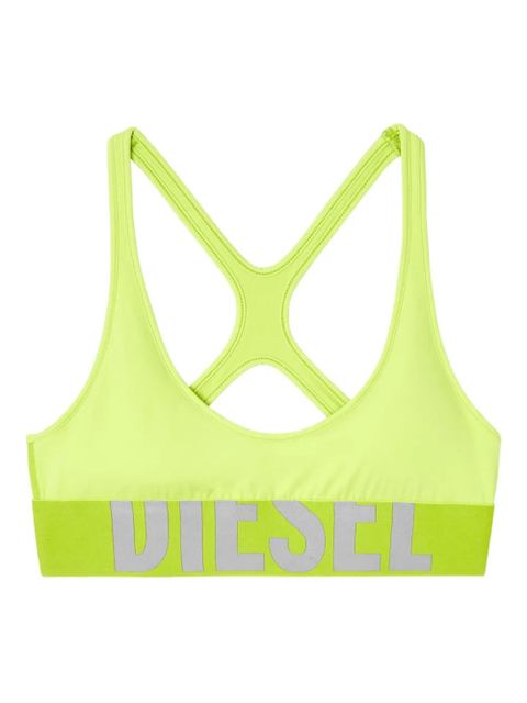 Diesel Allison cross-back sports bra - Yellow - zdjęcie produktu nr 1