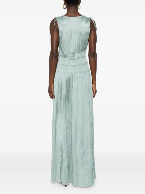 Ulla Johnson Tasneem V-neck maxi dress - Green