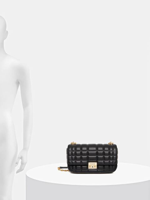 MICHAEL Michael Kors torebka skórzana TRIBECA kolor czarny 30R4G2RL7L