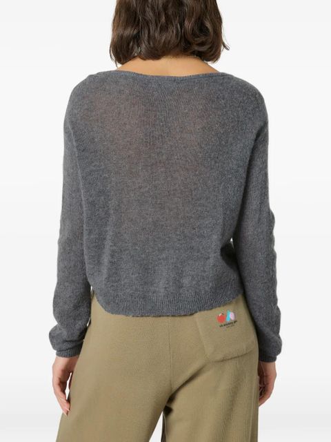 American Vintage Dumy V-neck cardigan - Grey