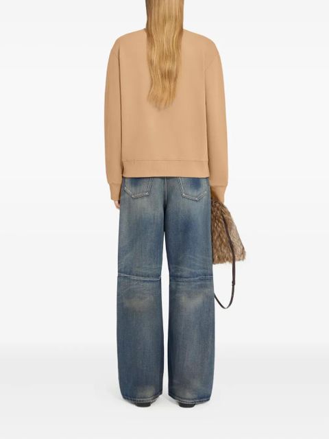 MM6 Maison Margiela cotton sweatshirt - Neutrals