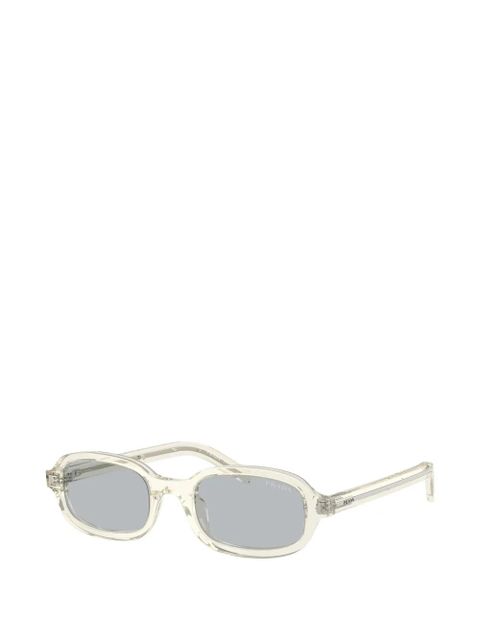 Prada Eyewear oval-frame sunglasses - Neutrals - zdjęcie produktu nr 2