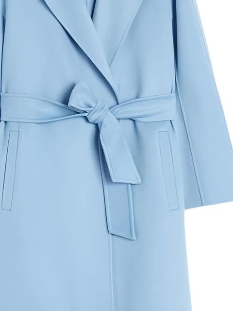 Max Mara tie belt coat - Blue