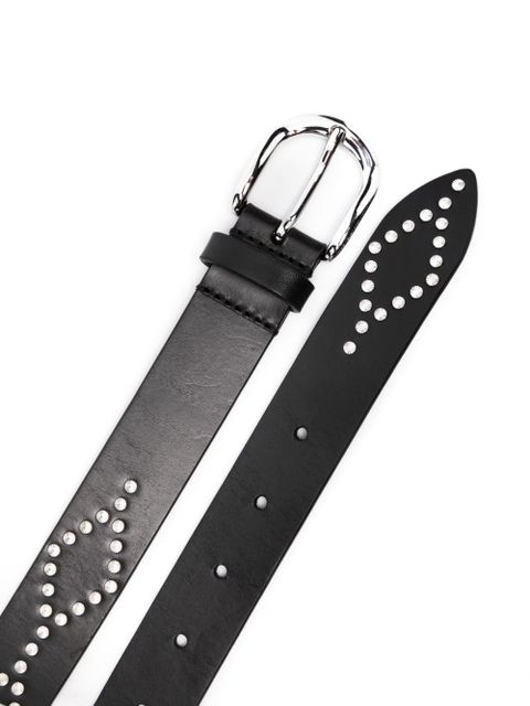 ISABEL MARANT Liliana leather belt - Black - zdjęcie produktu nr 2