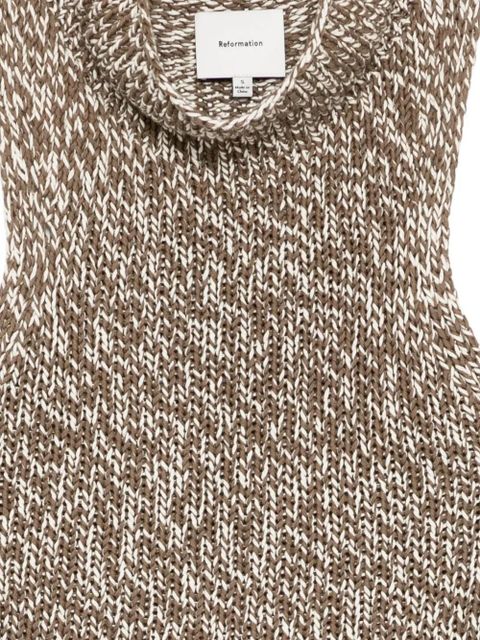 Reformation Maisie tank top - Brown