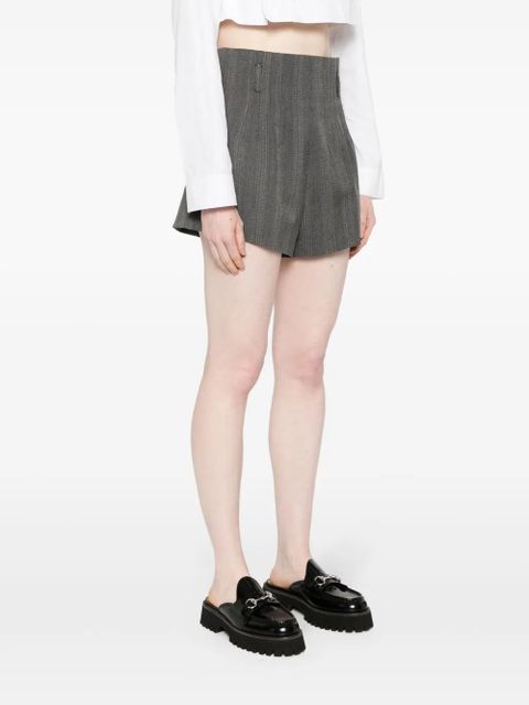 Prada wool pleated shorts - Grey - zdjęcie produktu nr 2