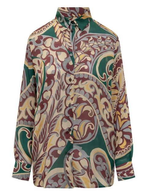 ETRO paisley-print silk shirt - Neutrals - zdjęcie produktu nr 2