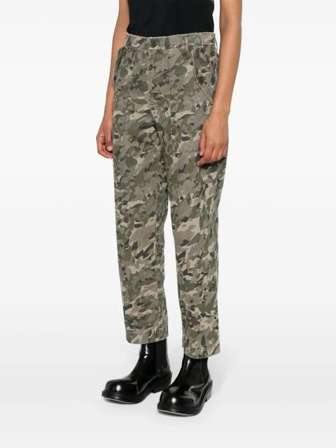 Zadig&Voltaire camouflage-print cotton trousers - Green - zdjęcie produktu nr 2