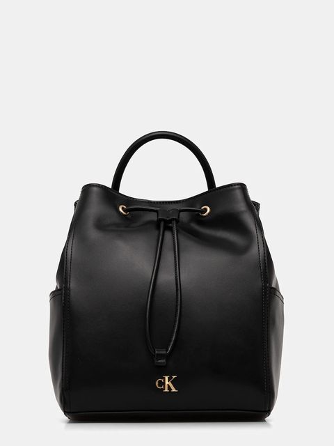 Calvin Klein plecak damski kolor czarny mały gładki LV04F3329G - zdjęcie produktu nr 1