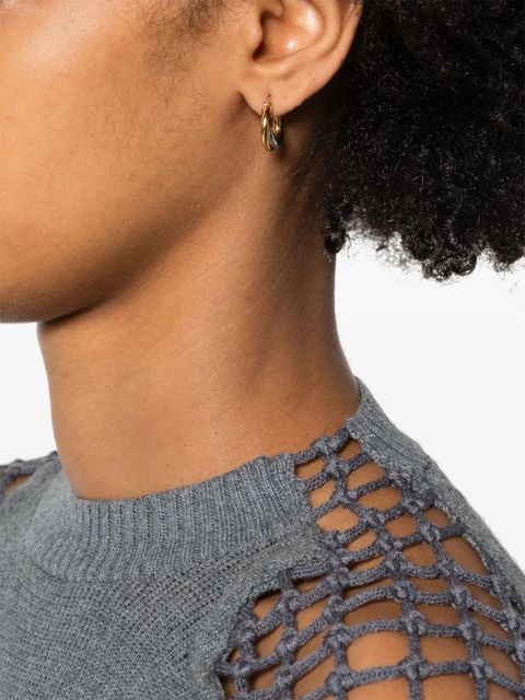 Missoma x Lucy Williams Chunky Entwine hoop earrings - Gold - zdjęcie produktu nr 2