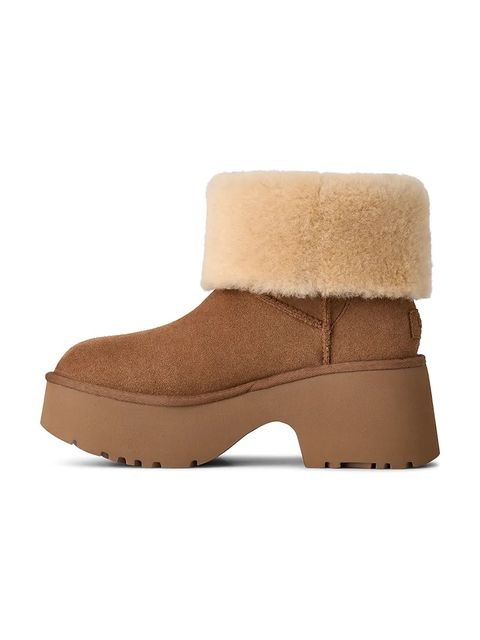 UGG śniegowce zamszowe Esmee Boot kolor brązowy 1171533.CHE