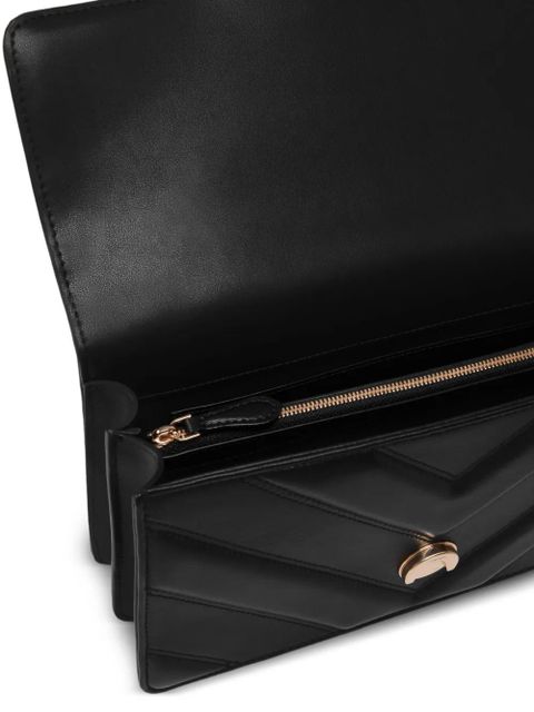 PINKO medium Love Bag One chevron shoulder bag - Black