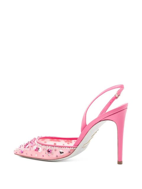 René Caovilla 105mm Cinderella pumps - Pink - zdjęcie produktu nr 2