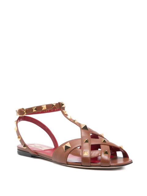 Valentino Garavani Studdy stud-embellished sandals - Brown - zdjęcie produktu nr 2