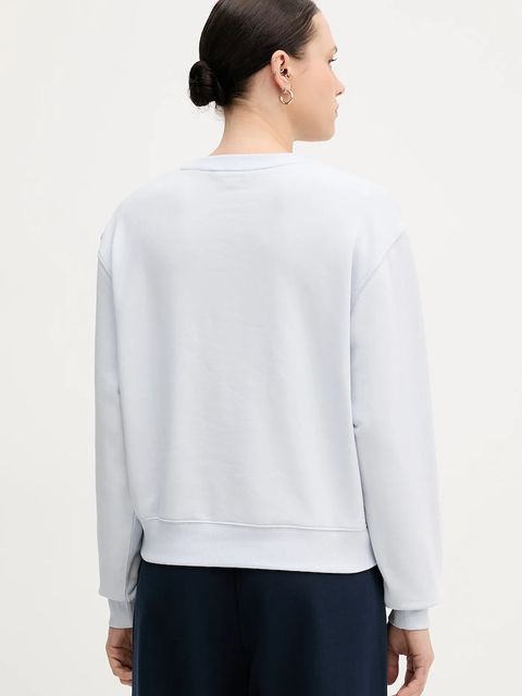 Tommy Hilfiger bluza damska kolor niebieski z aplikacją WW0WW49418