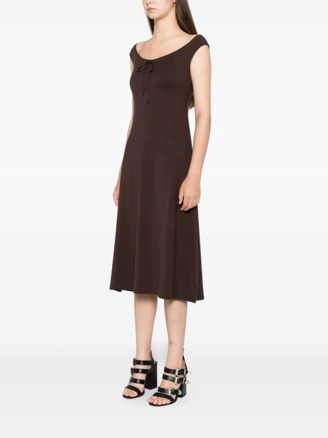 Reformation Milo dress - Brown - zdjęcie produktu nr 2