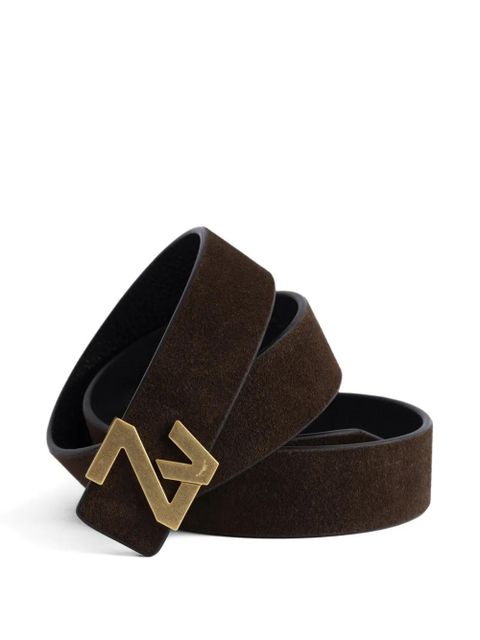 Zadig&Voltaire Initiale suede belt - Brown - zdjęcie produktu nr 2