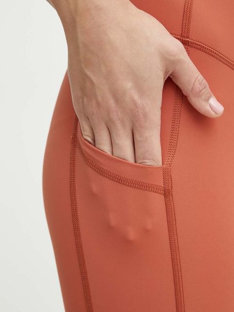 Mammut legginsy sportowe Massone damskie kolor różowy gładkie