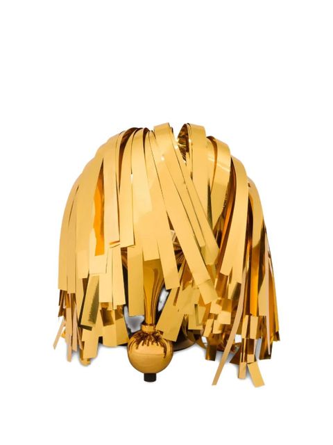 Moschino fringe-detail sandals - Gold