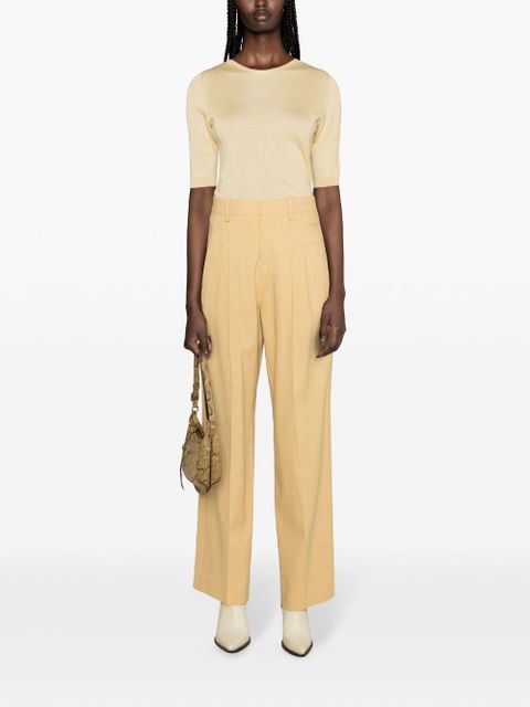 ISABEL MARANT Staya straight-leg trousers - Brown - zdjęcie produktu nr 2