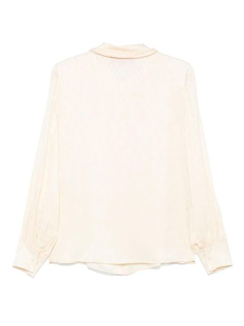 Valentino Garavani Optical-jacquard shirt - Neutrals - zdjęcie produktu nr 2