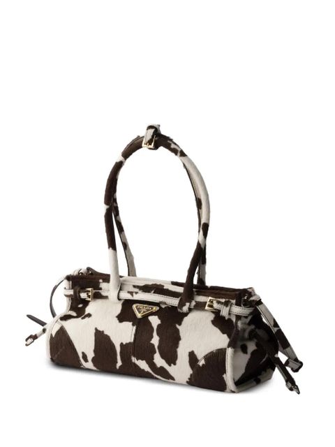 Prada medium Bonnie printed tote bag - White