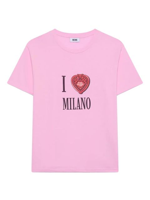 GCDS Polly Pocket Milano T-shirt - Pink - zdjęcie produktu nr 1