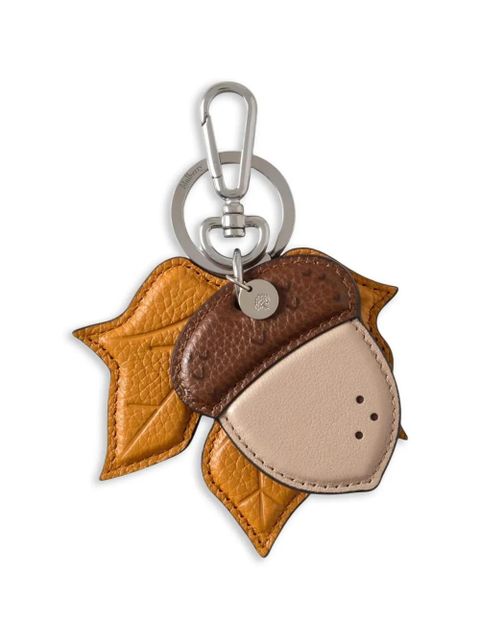 Mulberry British Park leaf acorn keyring - Brown - zdjęcie produktu nr 1