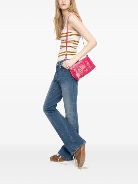 Zadig&Voltaire Sunny Mood zipped patent satchel bag - Pink - zdjęcie produktu nr 2