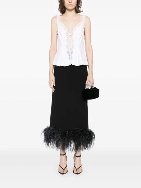 Reformation Josefina linen top - White