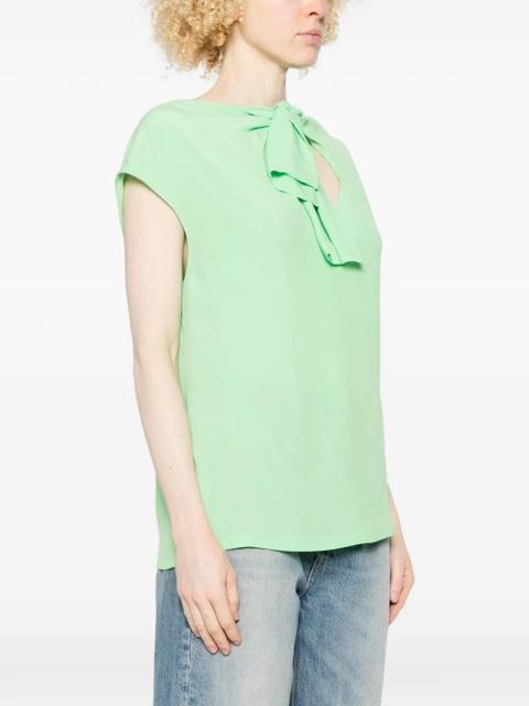 PINKO knot-detail blouse - Green