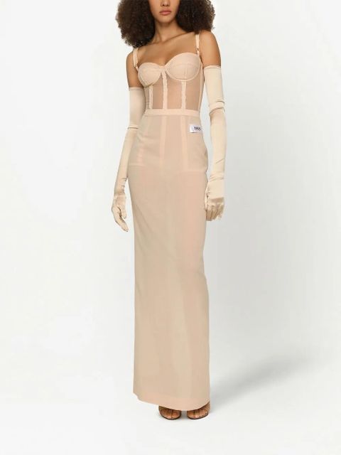 Dolce & Gabbana KIM DOLCE&GABBANA bustier bodysuit - Neutrals