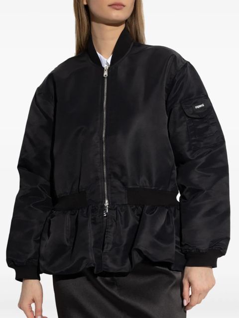 Coperni gathered-hem bomber jacket - Black - zdjęcie produktu nr 2