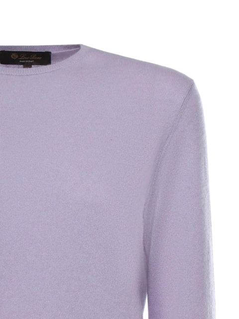 Loro Piana crew-neck sweater - Purple