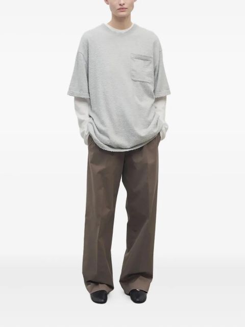 The Row Alfidis wide-leg trousers - Brown