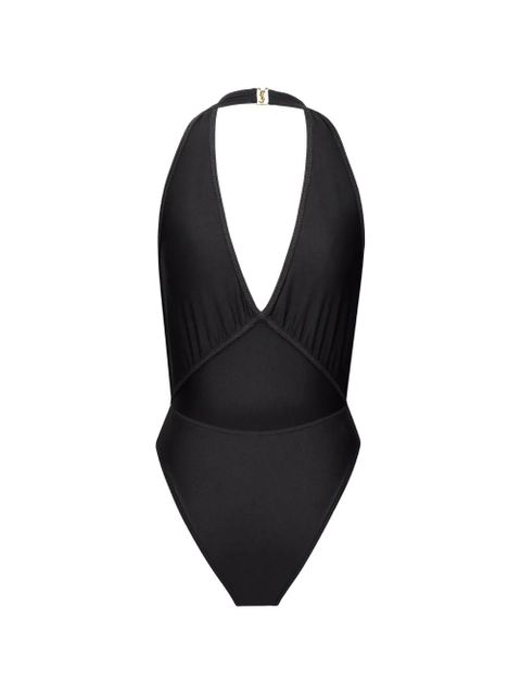 Saint Laurent halterneck open-back swimsuit - Black - zdjęcie produktu nr 2